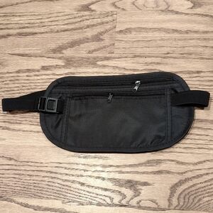Waist Carry Bag Fanny Pack Black One Size